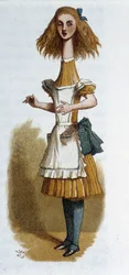 Alice i "Alice i Eventyrland"" af Lewis Carroll, ill. Tenniel