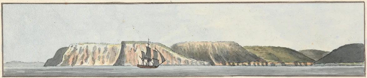 The Bolt Head, West North West (en af fem tegninger på en montering)