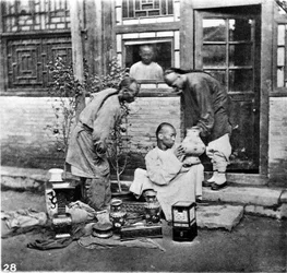 Kina, brokanneren eller kunstelskeren c. 1870 (foto)