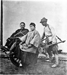 Kina, rickshawen ca. 1870 (foto)