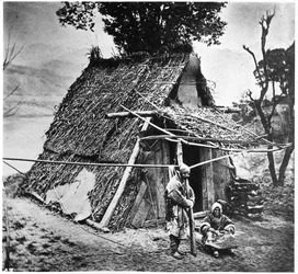 Bjerghytte, Huzeh-provinsen, ca. 1867-72
