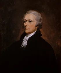 Portræt af Alexander Hamilton