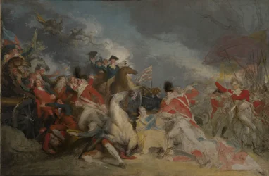 General Mercers død i slaget ved Princeton, 3. januar 1777 (ufærdig version)