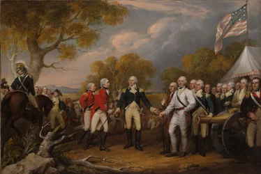 General Burgoynes overgivelse i Saratoga, 16. oktober 1777