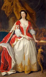 Elizabeth, grevinde af Northampton (olie på lærred)