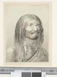 F.21 A Man of Nootka Sound, ca. 1773-84 (akvarel)