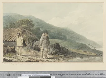 F.33 Inhabitants of Norton Sound and their Habitations, c.1773-84 (akvarel)