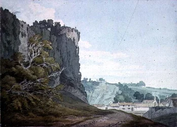 En del af Chepstow Castle, Monmouthshire