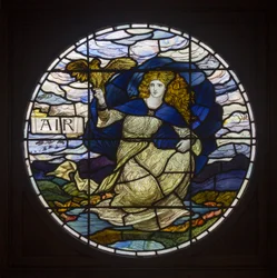 Biddulph Grange, James Powell & Sons, John William Brown (1842-1928), Air, 1903, Art Nouveau