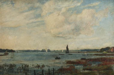 Tidal Breeze, Gosport, Hampshire (olie på lærred)