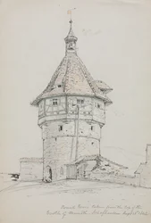 Rundetårn, Munot Slot, Schaffhausen, Schweiz