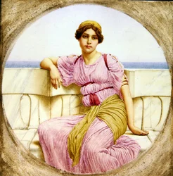 Refleksioner, 1918 (wc på papir)