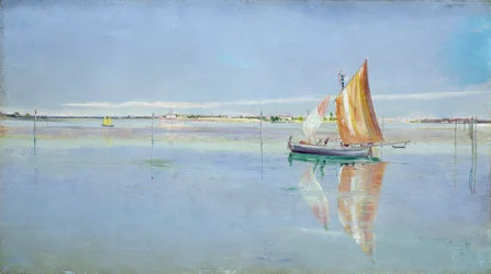 On the Lagoon, Venedig (olie på lærred)