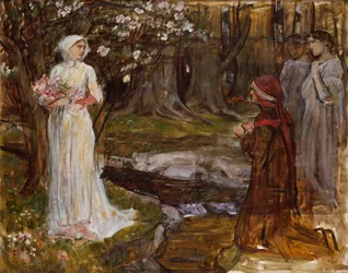 Dante og Beatrice, 1915