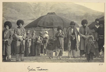 Razavi Khorasan-provinsen, Iran, ca. 1908 (s/h-billede)