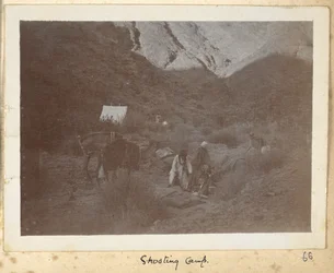 Razavi Khorasan-provinsen, Iran, ca. 1908 (s/h-foto)