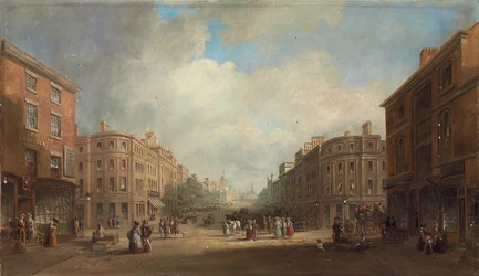 En foreslået plan for en ny gade, Newcastle, 1831
