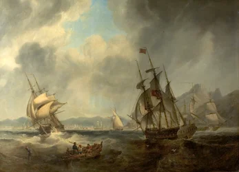 Scene i Middelhavet, 1842