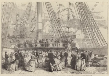 The Naval Review, Dans ombord på HMS Caesar, 91, kaptajn Robb