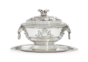 George III suppeterrin, låg, stativ og for