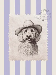 Cowboy-doodle-stempel