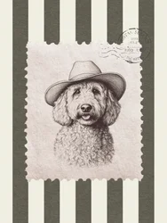 Goldendoodle-cowboyhat