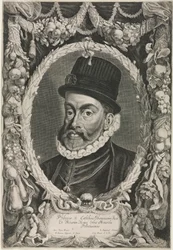 Portræt af Filip II, konge af Spanien, 1644.