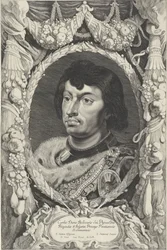 Portræt af Karl den Dristige, hertug af Bourgogne Duces Burgundiae (serietitel)