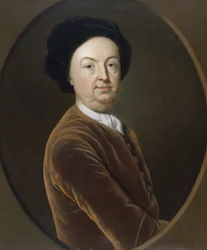 Major John Hanbury (olie på lærred)