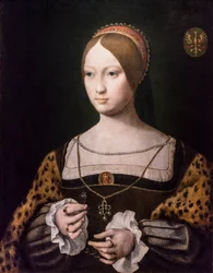 Portræt af prinsesse Isabelle (eller Isabeau) af Østrig