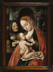 Den hellige familie, ca 1523-1530.