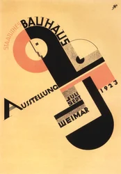Bauhaus-udstilling. Postkort, 1923