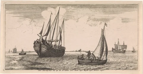 Fortøjning af postbåden Postkort (serietitel)