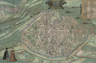 Kort over Avignon, fra 