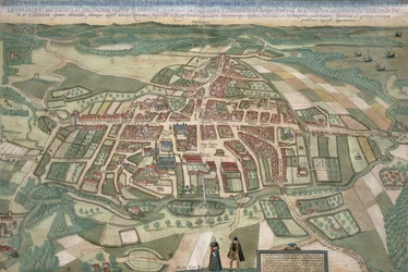 Kort over Odense, fra 