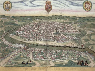 Kort over Sevilla, fra 