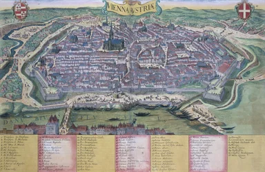 Kort over Wien, fra 