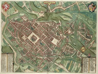 Kort over WRATISLAVA Bresslaw, fra 