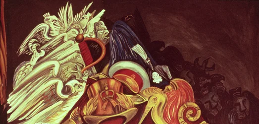 Dekorativt panel fra The Epic of American Civilization