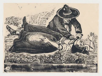 Francisco Guerrero, vesteproducenten og halsoverskæreren, der myrder en kvinde, ca. 19..., ca. 1905-1910.