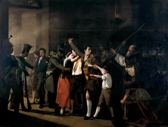 Skydning af de spanske patrioter i Buen Suceso (ved daggry den 3. maj 1808)