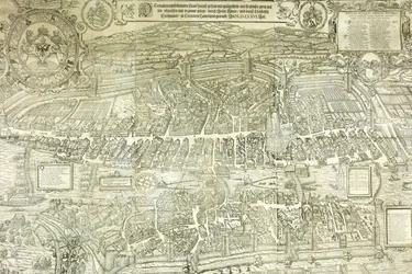 En udsigtsplan for Zürich, 1576