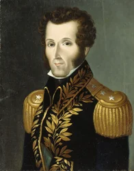 Portræt af Marshall Antonio Jose de Sucre