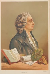 Portræt af Marie Jean Antoine Nicolas Caritat, Marquis de Condorcet 1743-1794, 1879.