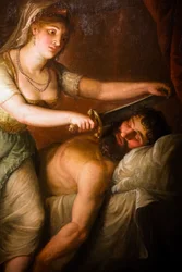 Judith og Holofernes, detalje, ca. 1790-1800 (olie på lærred)