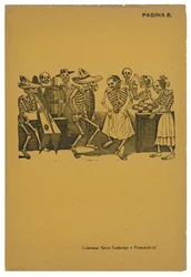 El jarabe de ultratumba, ca. 1910, trykt 1943 (foto-relief radering med gravering)