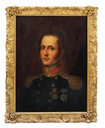 Portræt af kaptajn Samuel Edward Cook, R.N., ca. 1830 (olie på lærred)