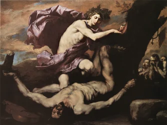 Apollon og Marsyas, 1637