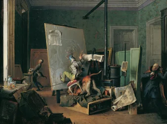 Sjov scene i studiet