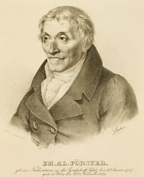 Portræt af Emanuel-Aloys Forster (1748-1823), komponist og lærer i kontrapunkt (litografi)
